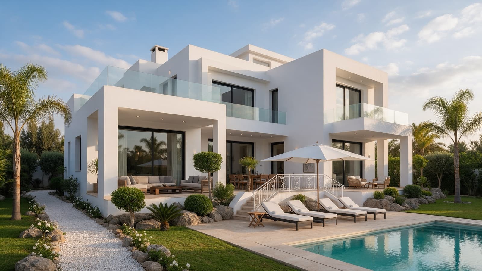 Villa contemporaine avec piscine